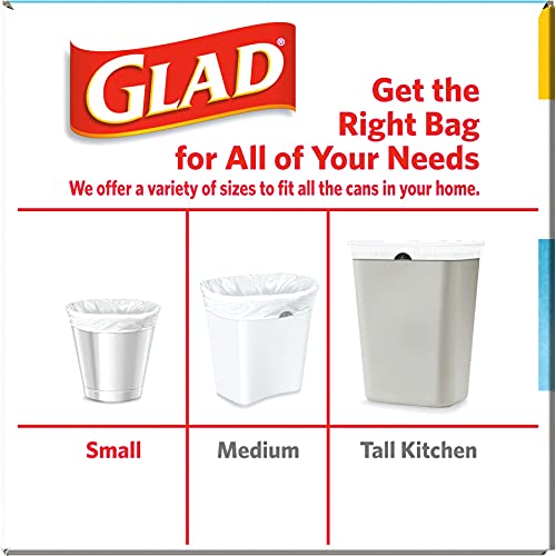 Small Trash Bags, 4 Gallon, 80 Pack, Odor Resistant
