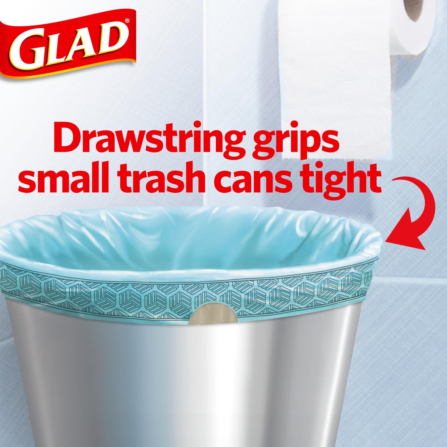 Small Trash Bags, 4 Gallon, 80 Pack, Odor Resistant
