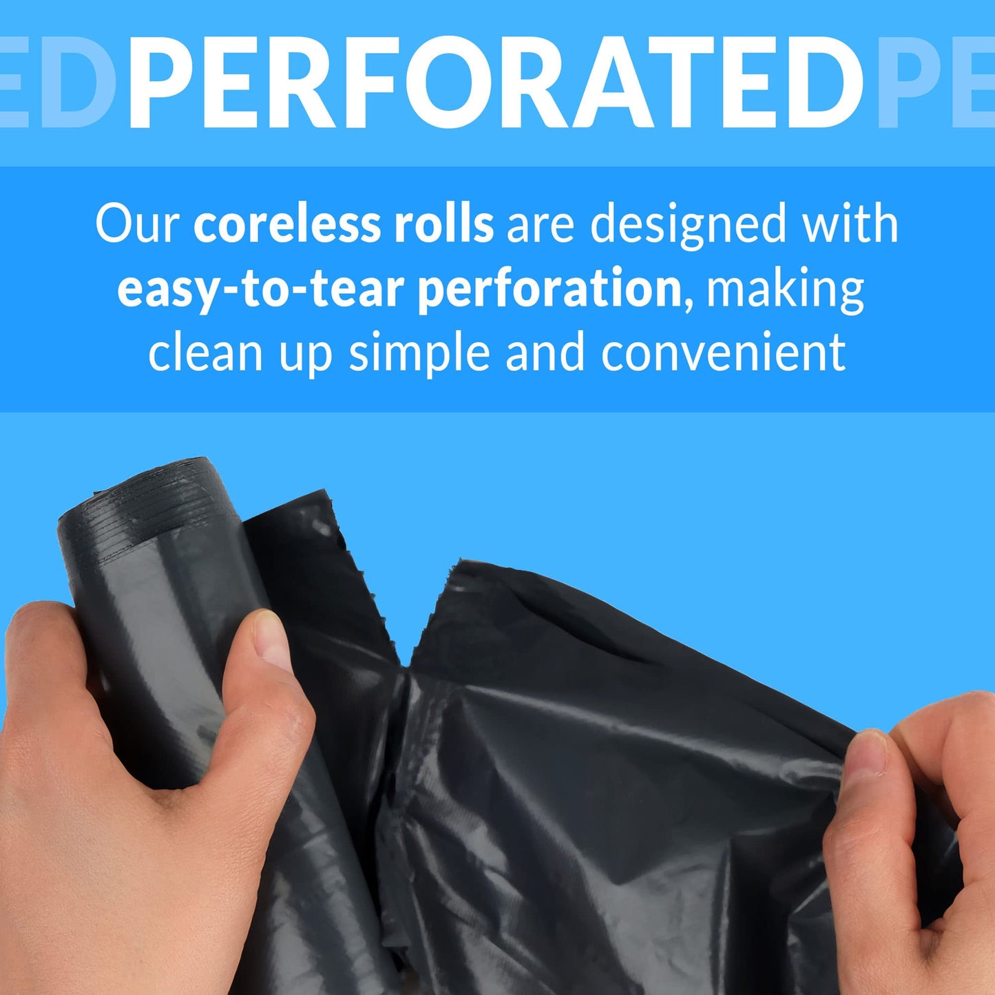 Tall Kitchen Trash Bags, 16–25 Gallon, 500 Pack