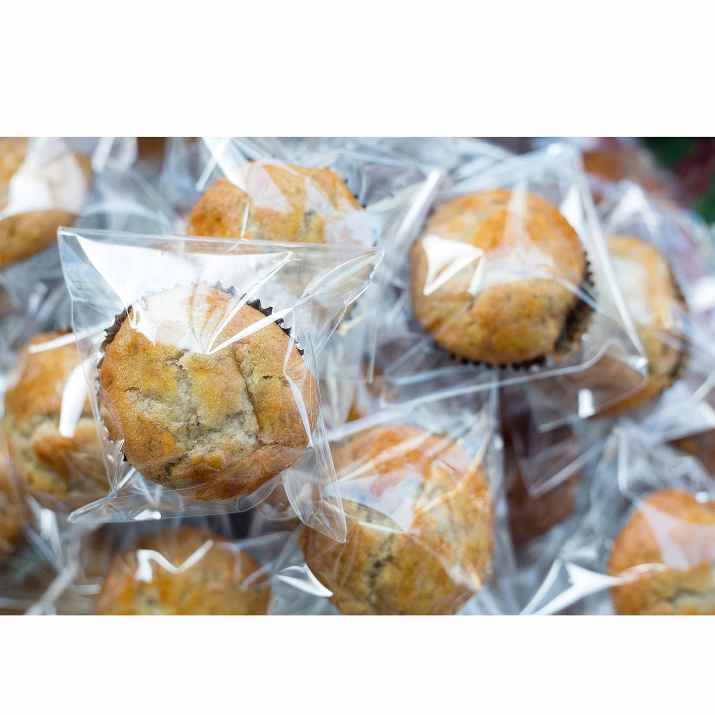 Resealable Cellophane Bags, 200 Pack