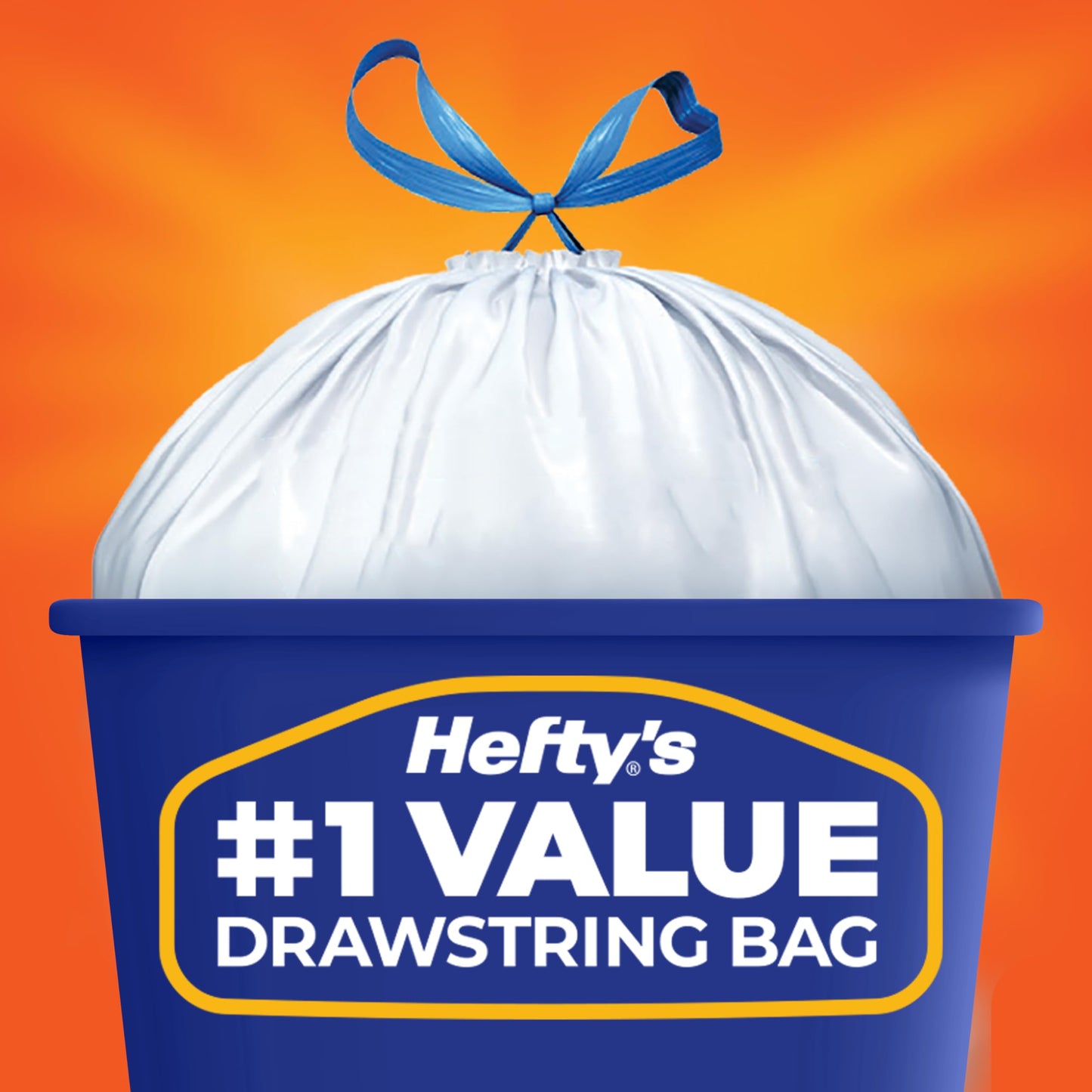 Tall Kitchen Trash Bags, 13 Gallon, 90 Pack, White, Unscented