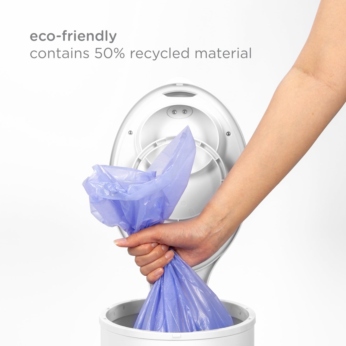Diaper Pail Plastic Bags, 13 Gallon, 75 Count
