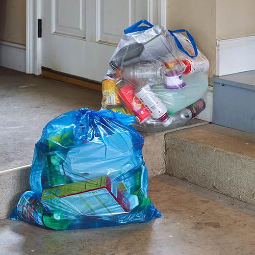 Blue Trash Bags, 13 Gallon, 60 Count