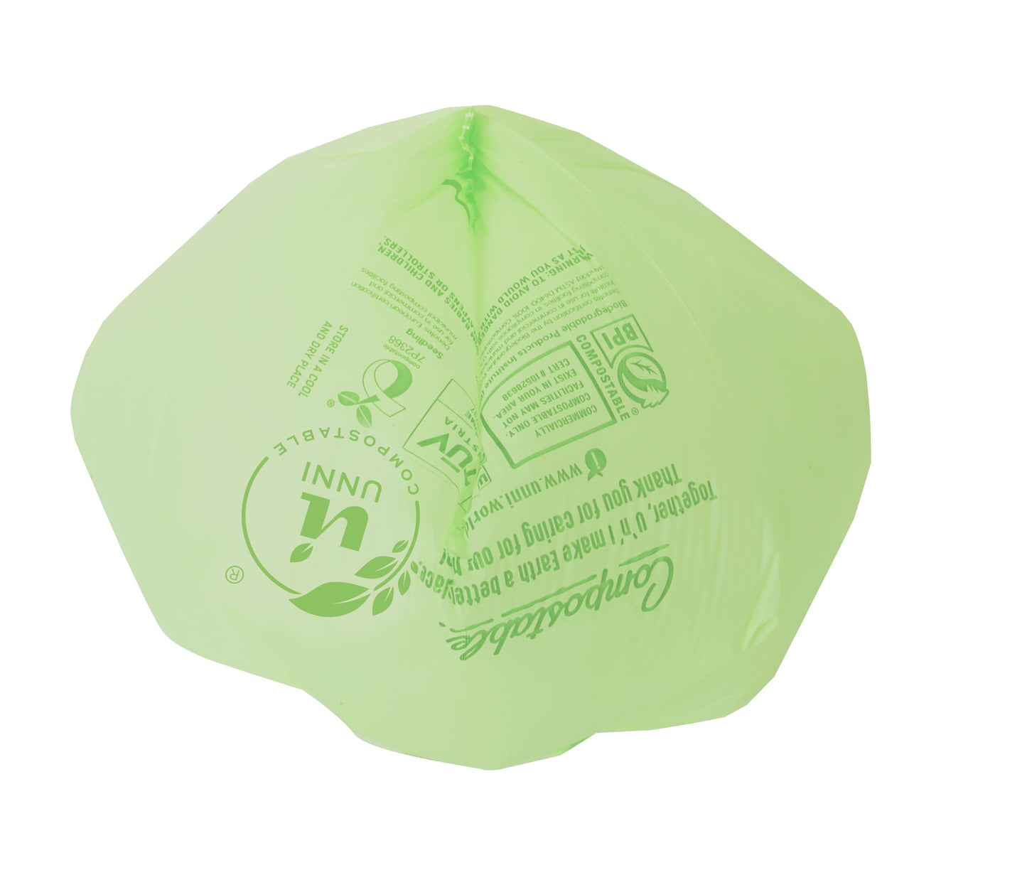 Compostable Trash Bags, 2.6 Gallon, 100 Pack