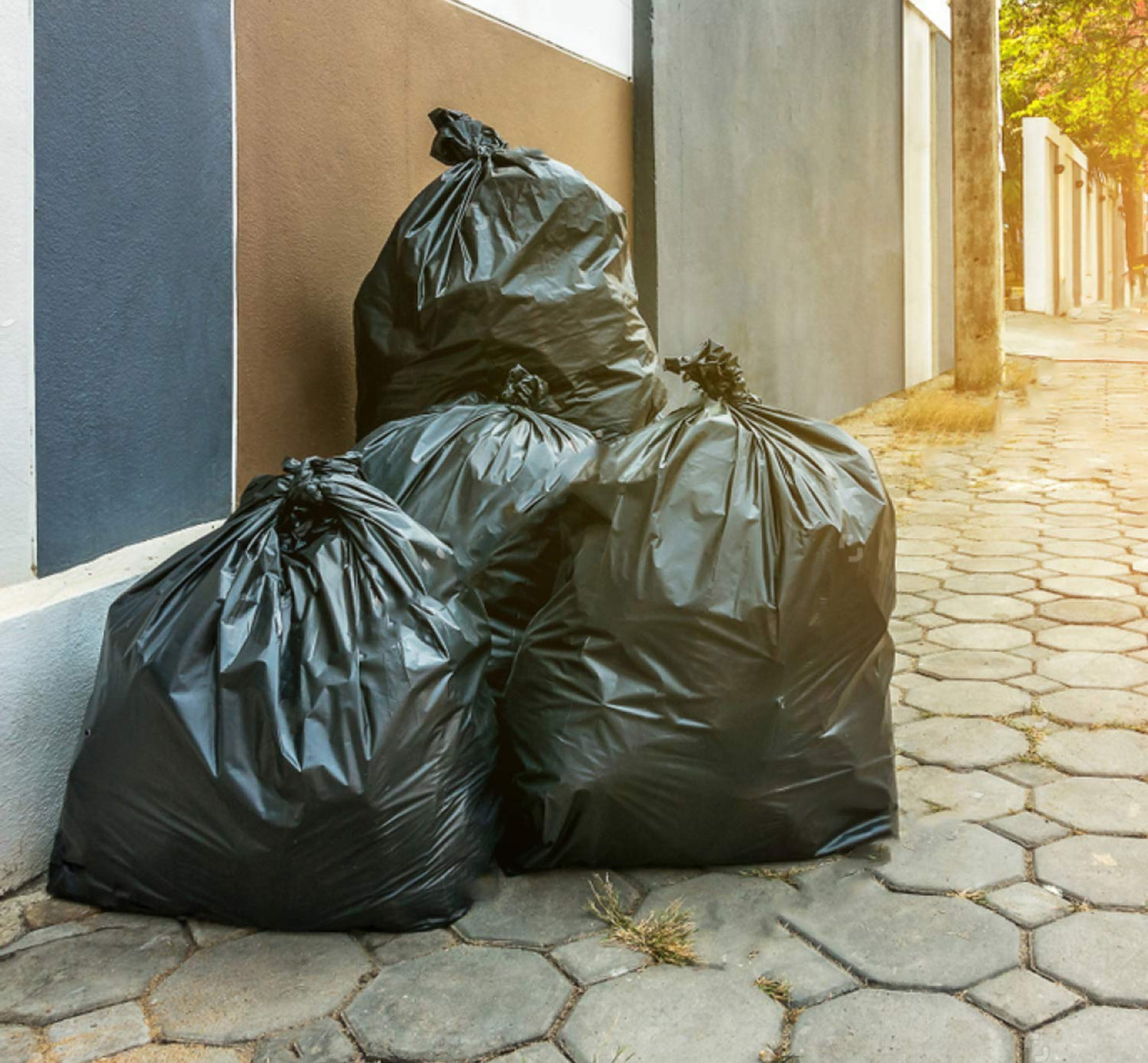 Contractor Trash Bags, 55 Gallon, 50 Pack