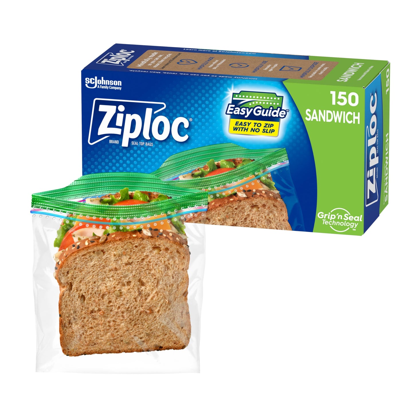 Sandwich & Snack Bags, 150 Count