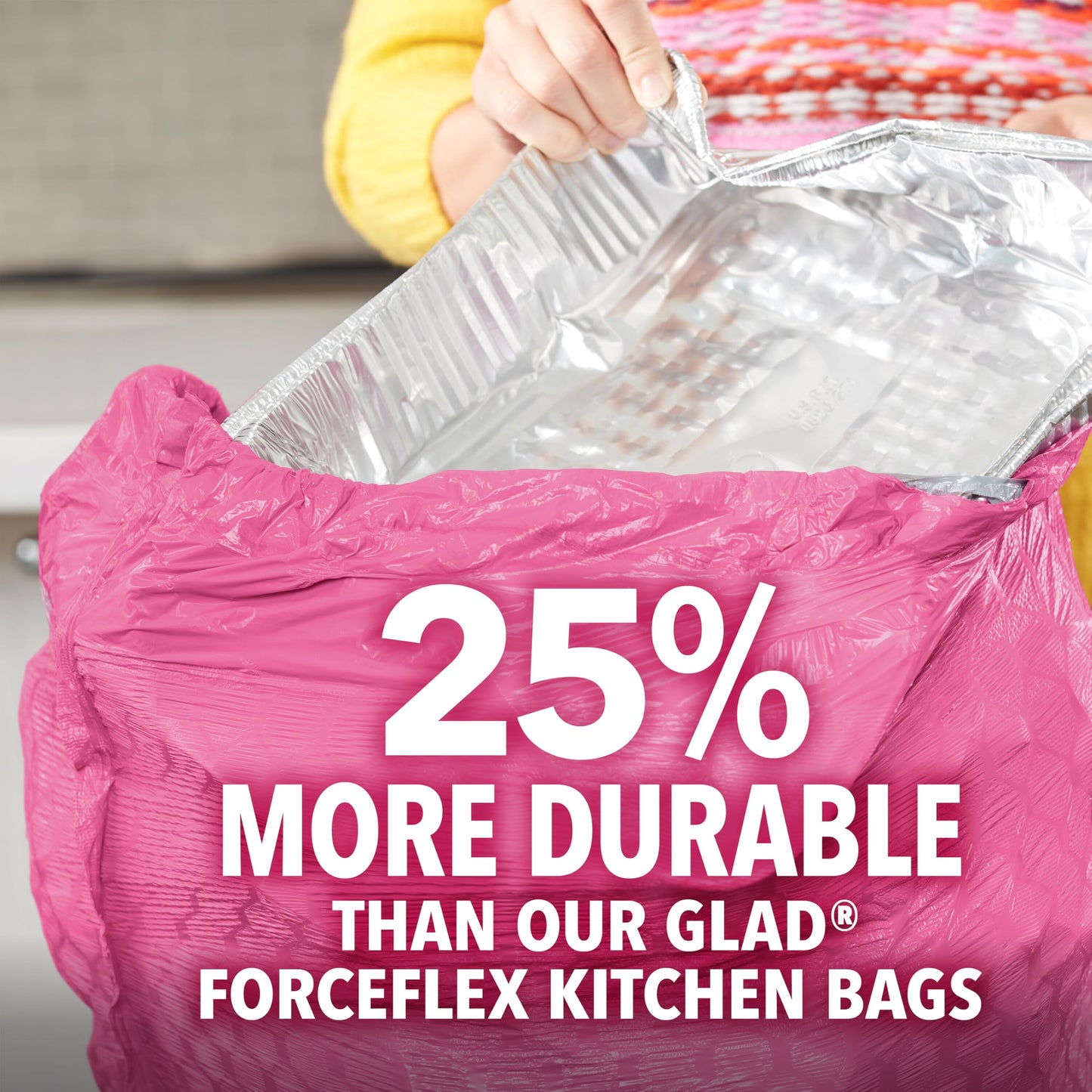 Tall Kitchen Trash Bags, 13 Gallon, Blossom Scent, 90 Pack