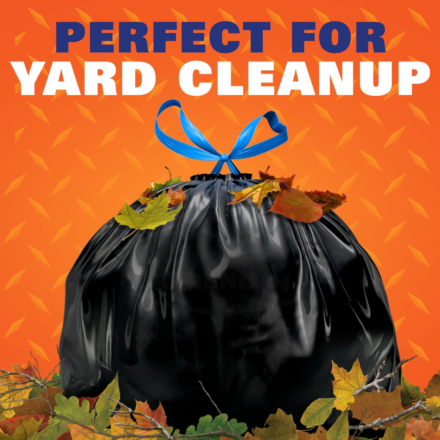 Lawn & Leaf Trash Bags, 39 Gallon, 38 Pack