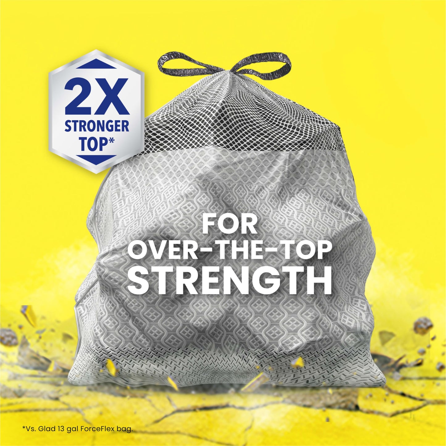 Tall Kitchen Trash Bags, 20 Gallon, 80 Pack, Odor Control