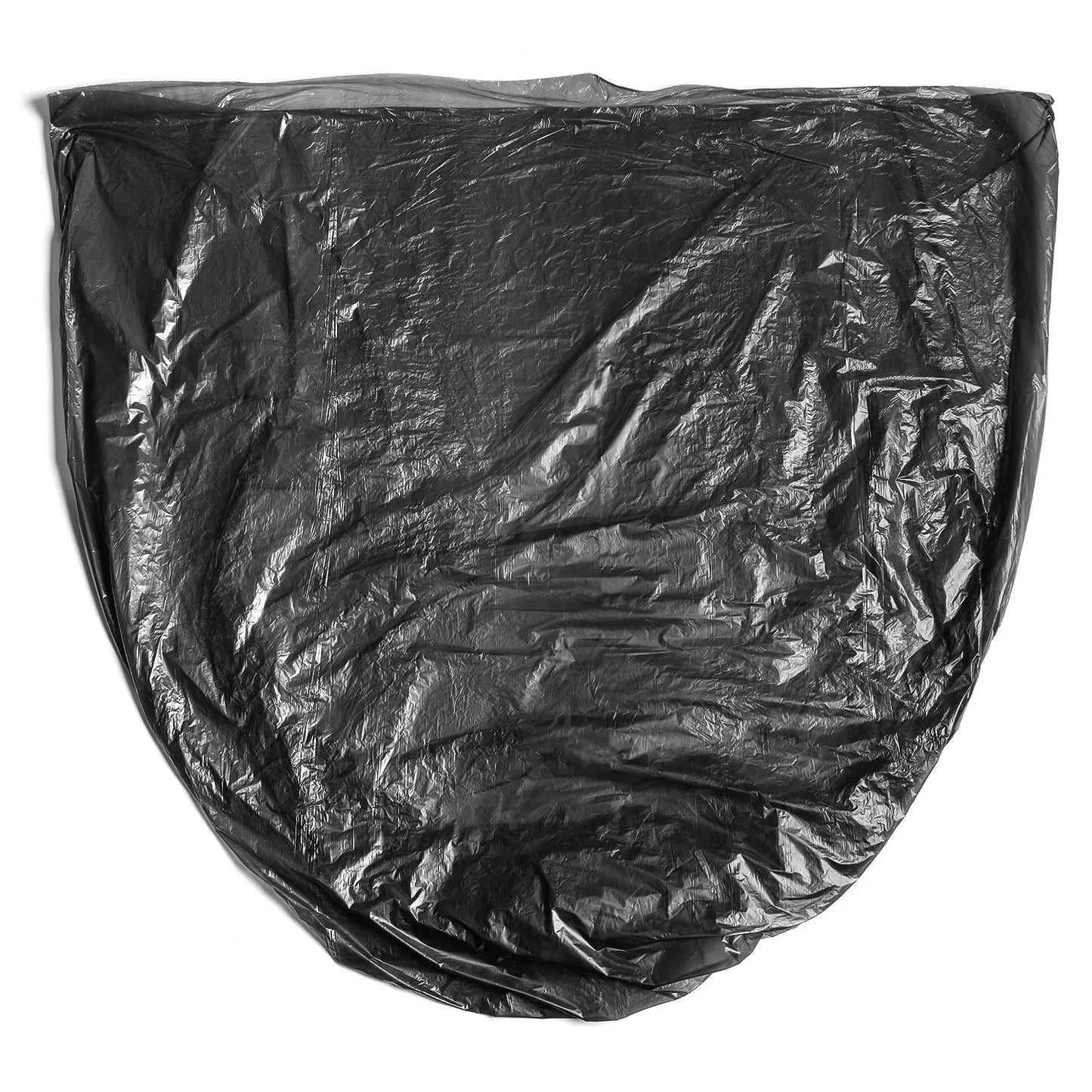 High Density Trash Bags, 60 Gallon, Black, 250 Pack